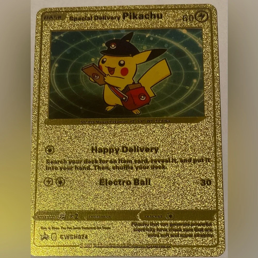 pokemon ball with gold card pikachu Pikachu Reds 270 SM-P Promo Case main image 0